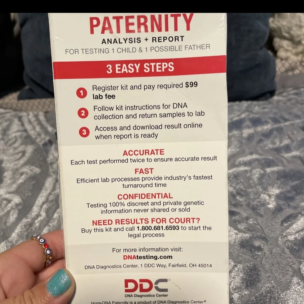 Paternity Test Kit - White - Picture 2 of 3